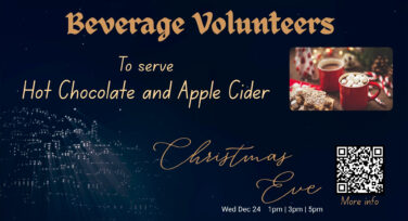 Christmas Eve Beverage Volunteers