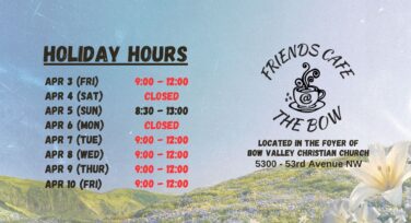 Cafe Holiday Hours