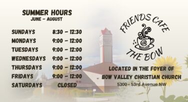 Cafe Summer Hours