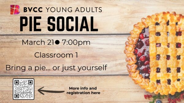 26 03 21 Young Adults Pie Social