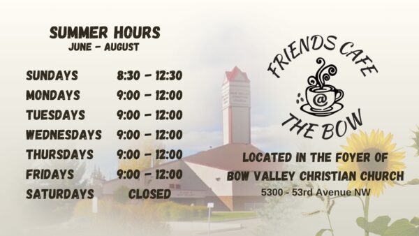 26 08 31 Cafe Summer Hours