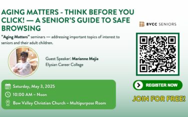 Aging Matters - Think before you click.