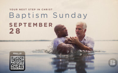 Baptism Sunday