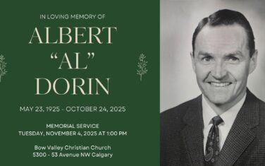 Memorial Service Tue.Nov.4 - Al Dorin